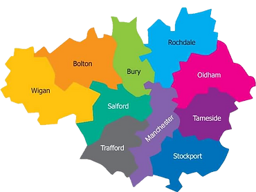 Electrician Bury Local Map