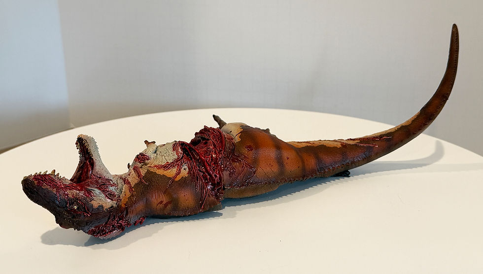 Miniatura: Scientifically Accurate  T. rex Corpse Model Kit – 1:35 Scale Collector Model
