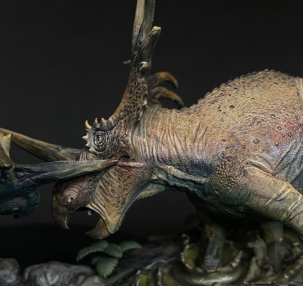 섬네일: Scientifically Accurate Styracosaurus Diorama Model Kit – 1:35 Scale Model
