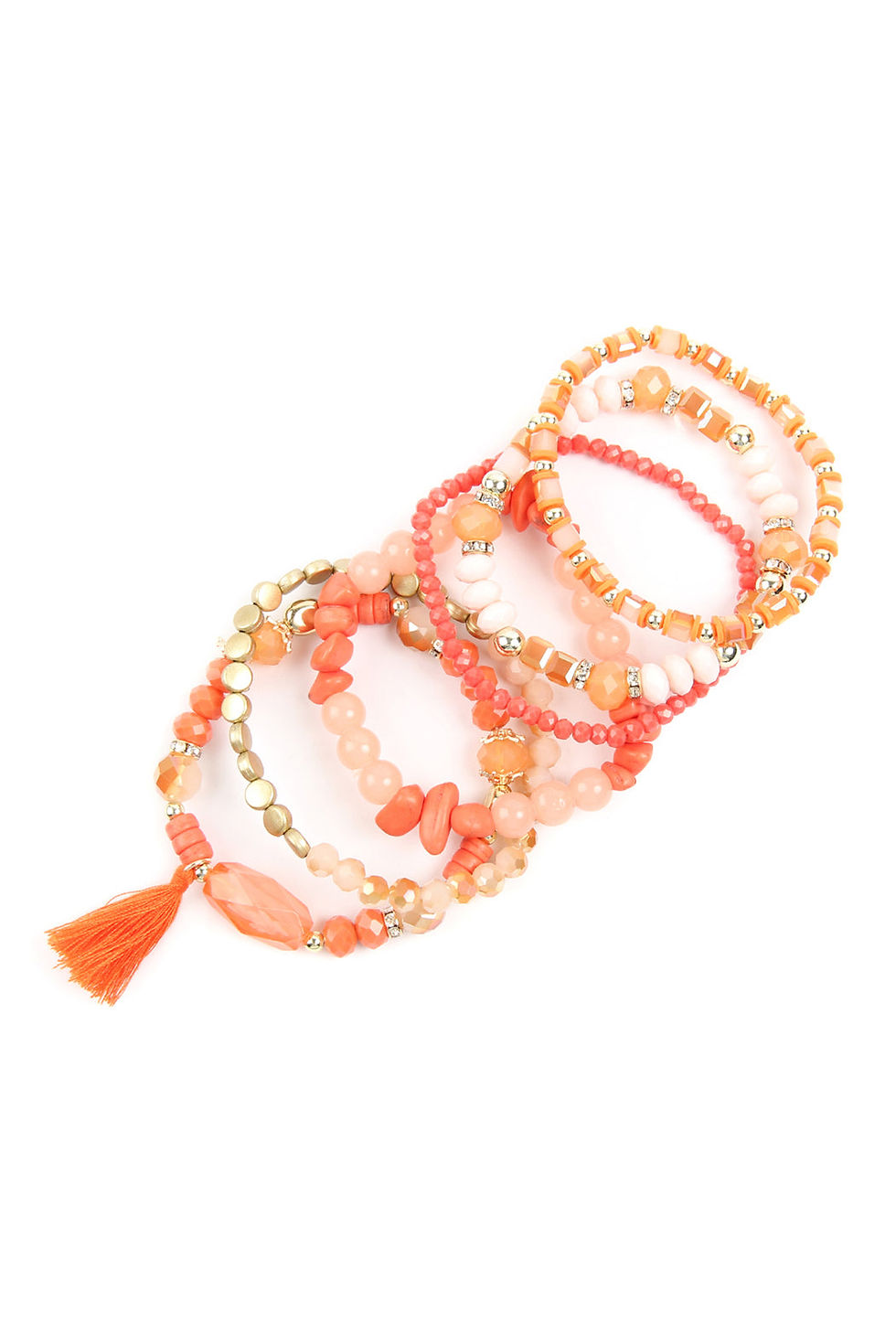 Thumbnail: Boho Tassel Charm Bracelet