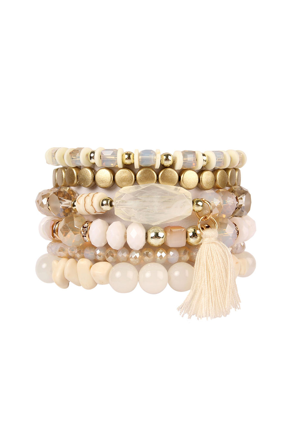 Thumbnail: Boho Tassel Charm Bracelet