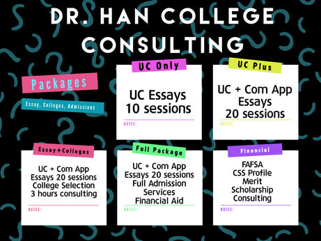 Dr. Han Consulting Packages