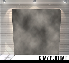 Gray portrait backdrop for photo booth rental Farmingdale NY