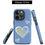 Thumbnail: iPhone 15 Pro tough case (front, side, bottom views). Blue background with a blue-green heart and the words “Love Yourself”.