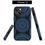 Thumbnail: iPhone 13 tough case (front, side, bottom views). Three blue mandalas against a black background.