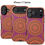 Thumbnail: Three iPhone 17 tough cases featuring orange mandalas against a dark pink background.