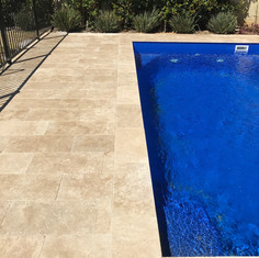 Travertine pavers