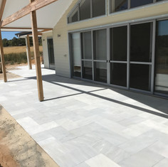 Granite paving