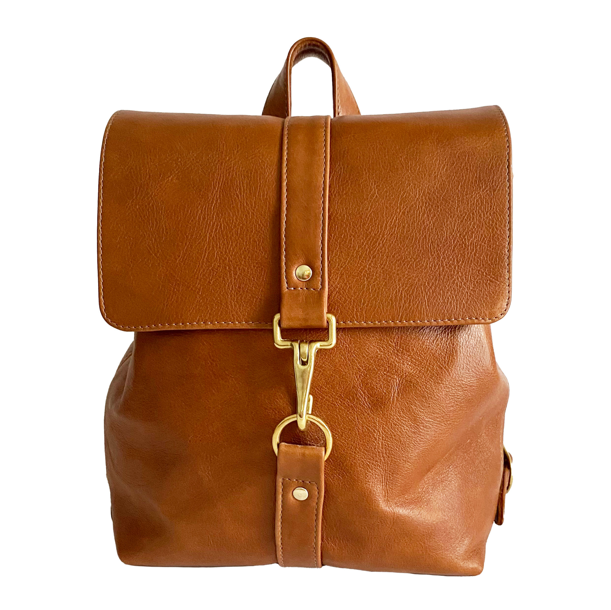 Midi Backpack - Caramel Tan