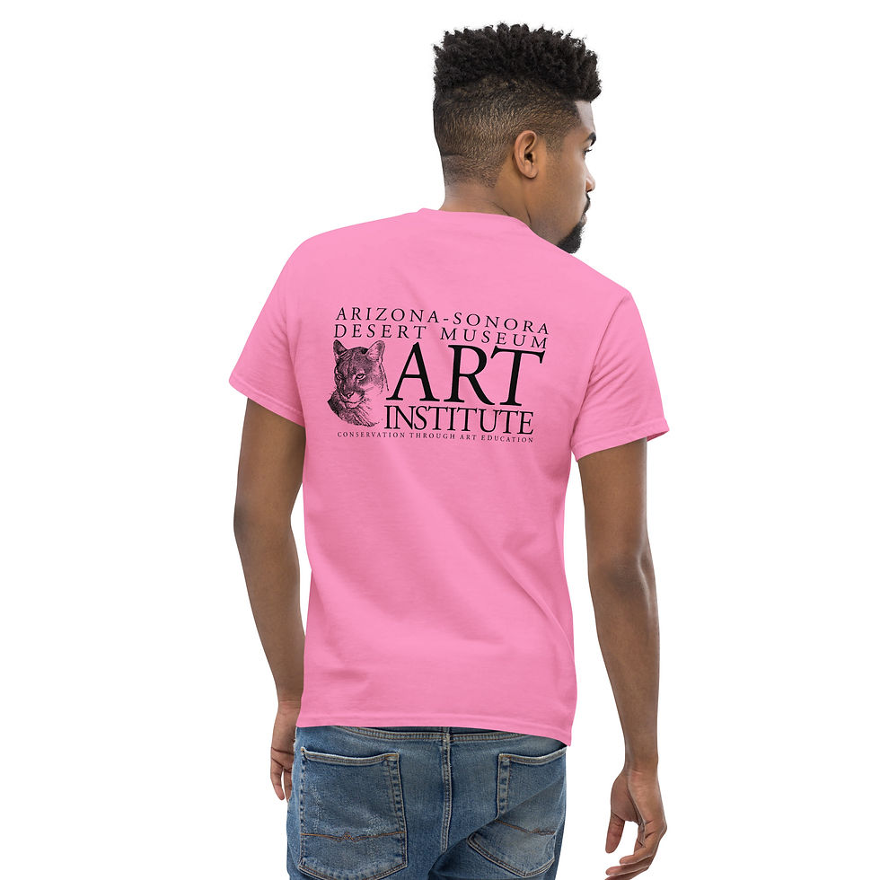 Thumbnail: Men's classic tee with Hummingbird front and Logo on Back