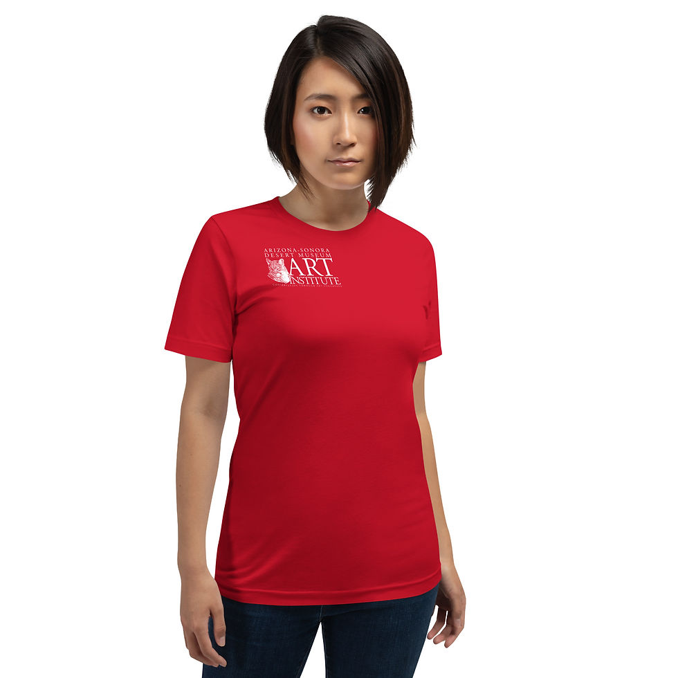 Thumbnail: Unisex t-shirt Small Front Logo in Dark Colors