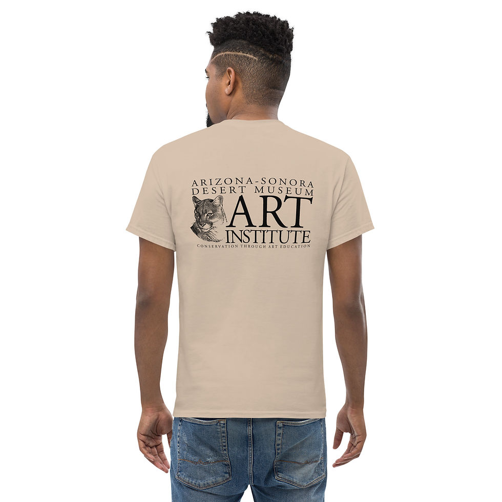 Thumbnail: Men's classic tee with Hummingbird front and Logo on Back
