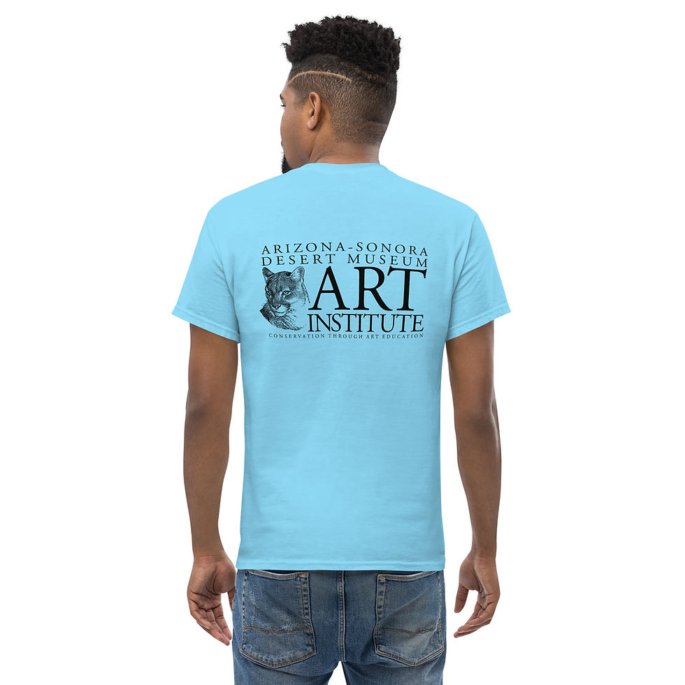 Thumbnail: Men's classic tee with Hummingbird front and Logo on Back