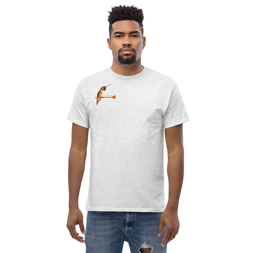 Thumbnail: Men's classic tee with Hummingbird front and Logo on Back