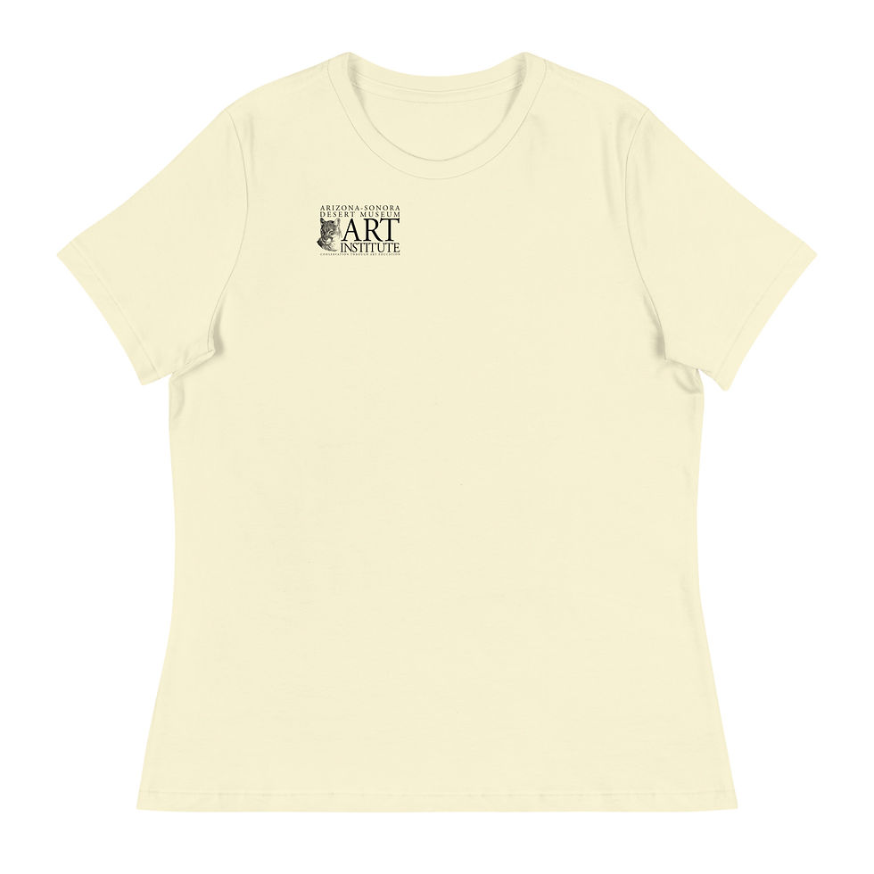 Thumbnail: Women's Relaxed T-Shirt with Small Front Logo