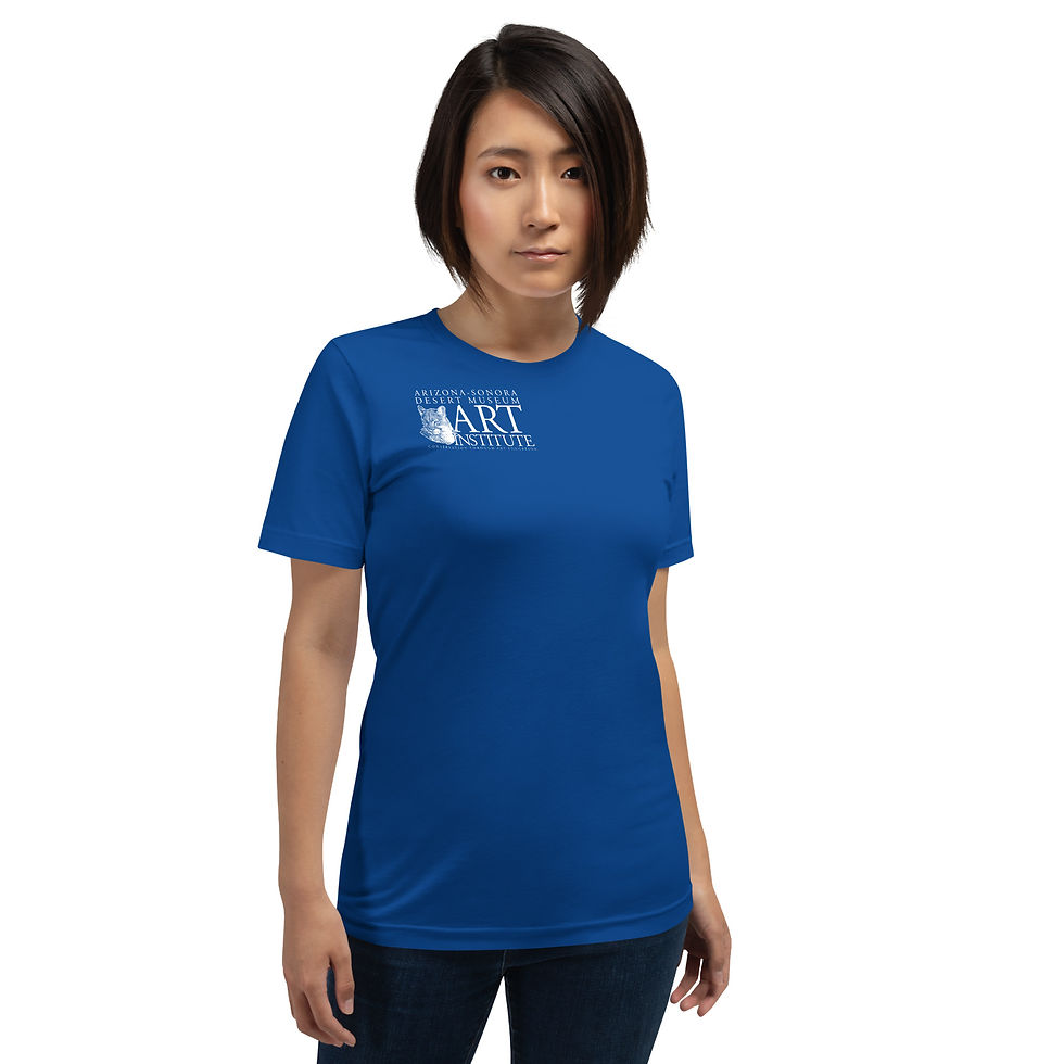Thumbnail: Unisex t-shirt Small Front Logo in Dark Colors