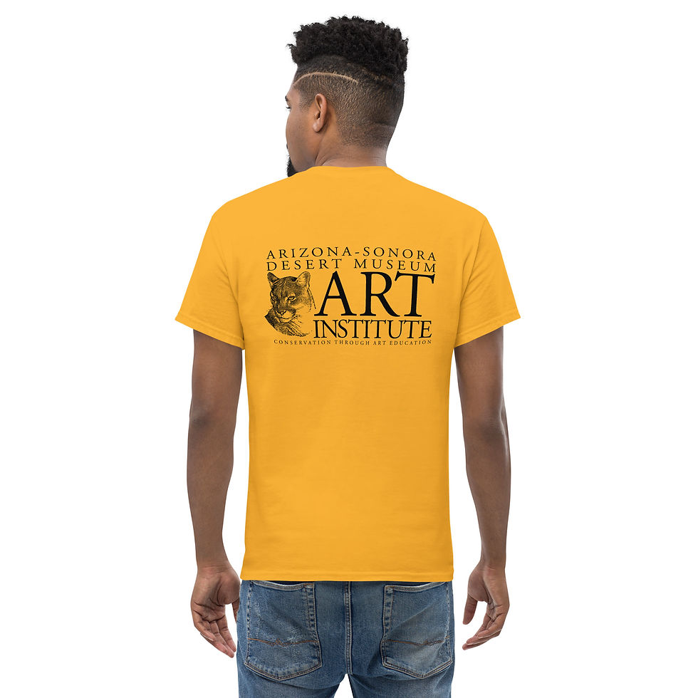 Thumbnail: Men's classic tee with Hummingbird front and Logo on Back