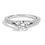 Thumbnail: 14K White Gold Round Diamond Anniversary Ring