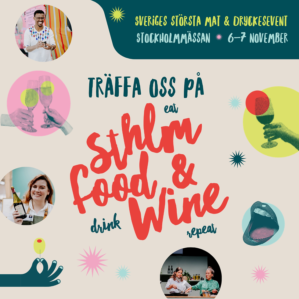 Vi ses på Food&Wine STHLM!