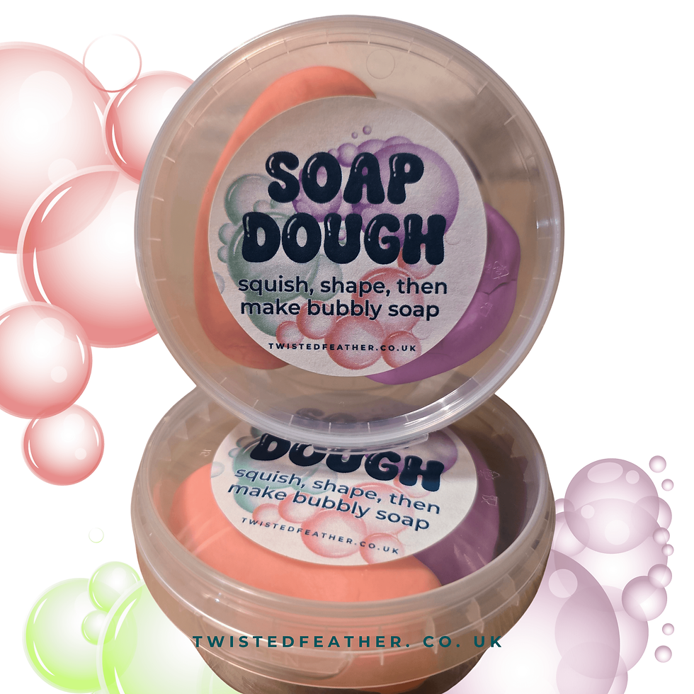 Soap Dough Red and Purple