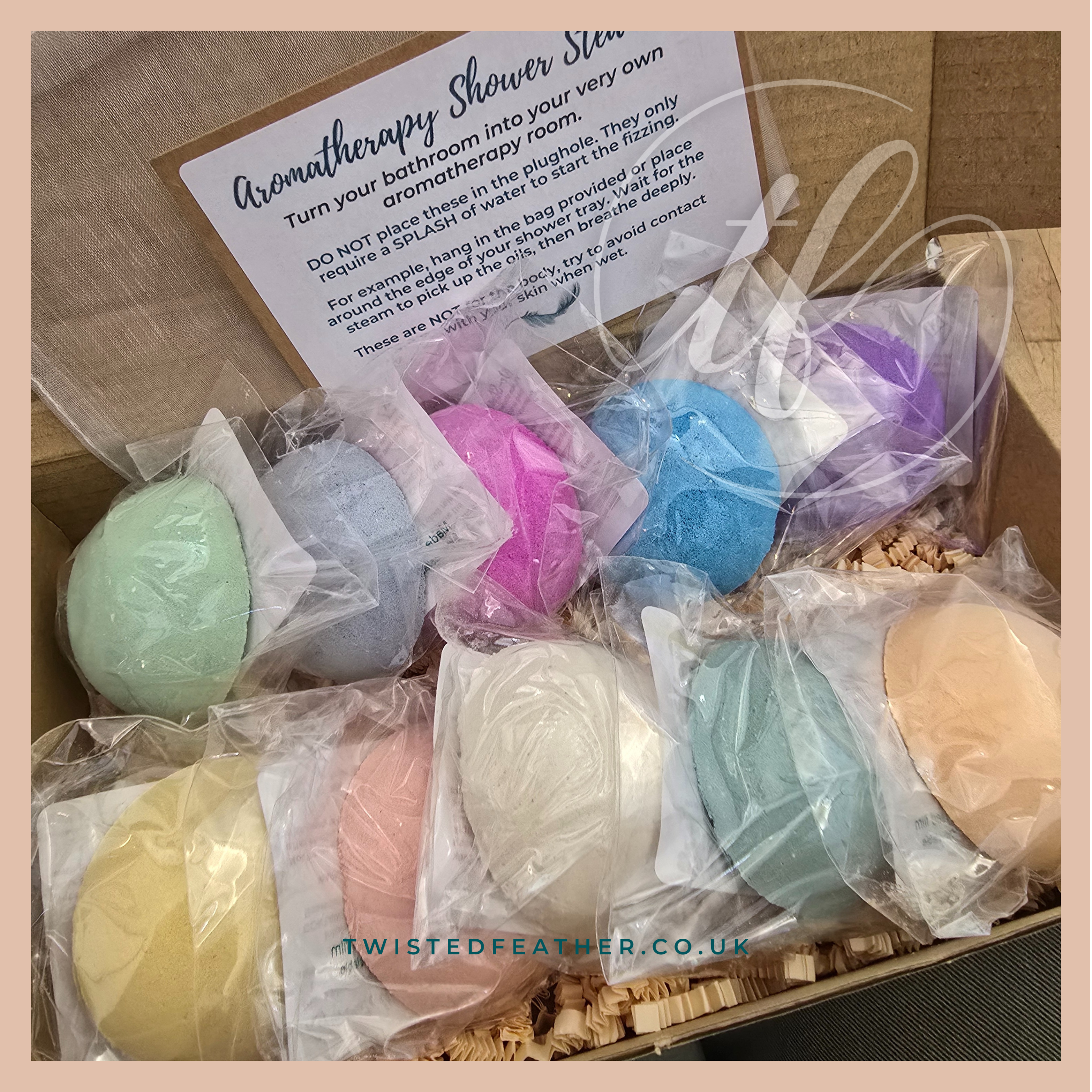 Aromatherapy Shower Steamer Collection Box