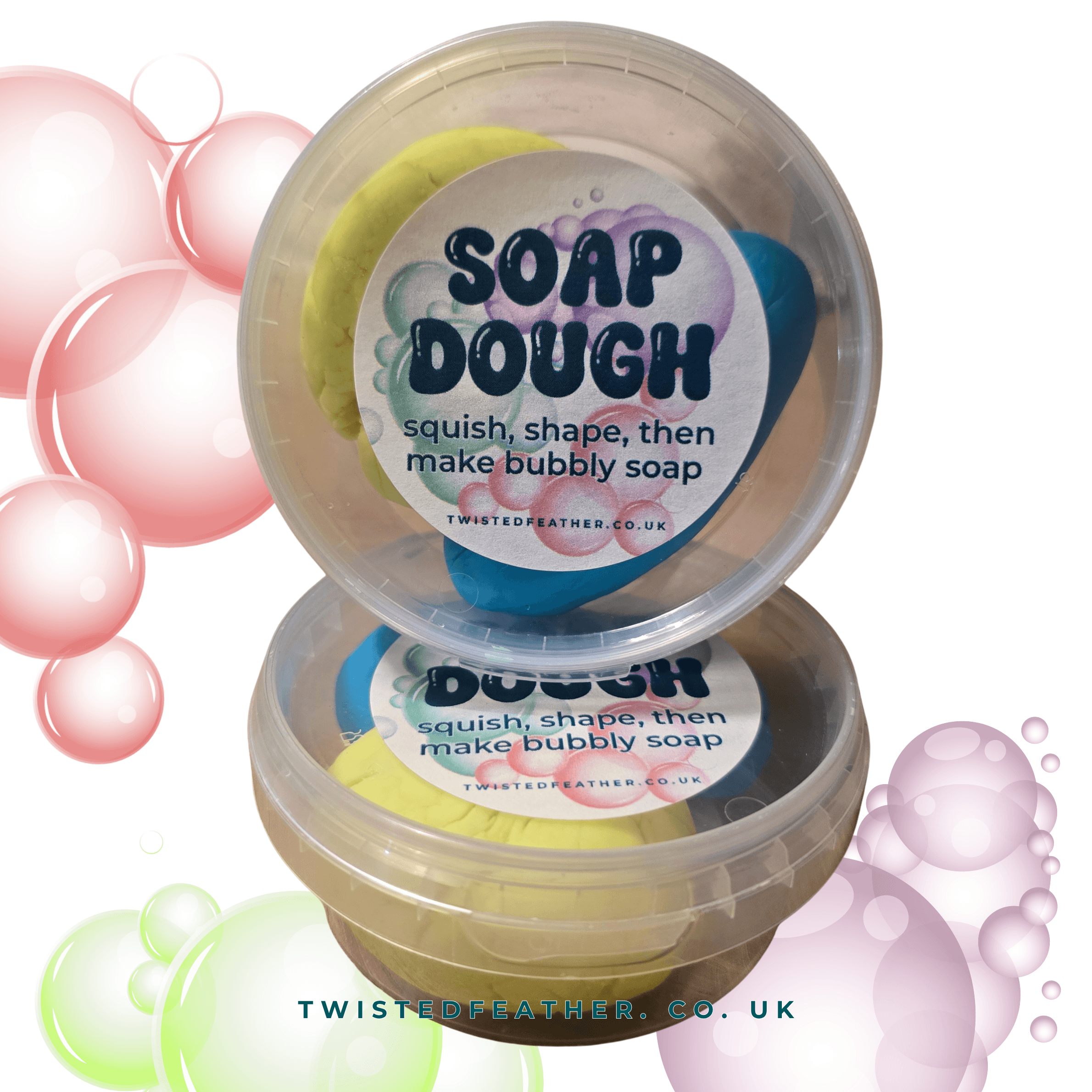 Soap Dough Green and Blue