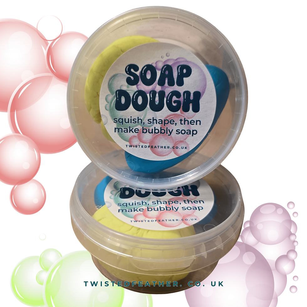 Soap Dough Green and Blue