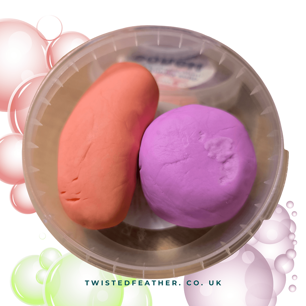 Soap Dough Red and Purple