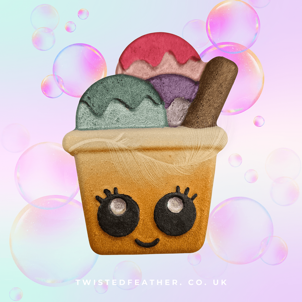 Ice Cream Sundae Bath Bomb