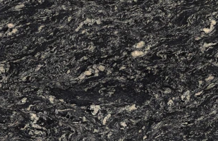 Mörk granit bänkskiva med naturliga ådringar. Bänkskivor i granit till ditt kök.