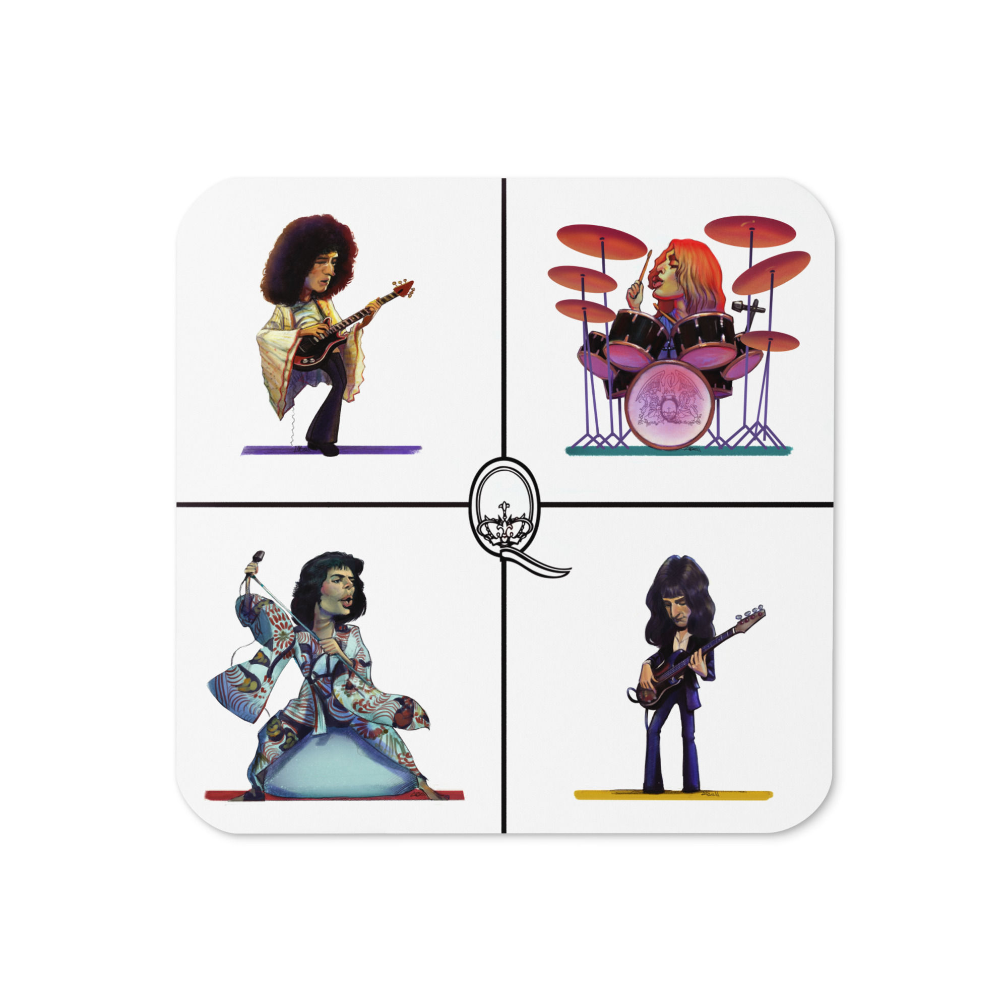 Queen The Band Cork-back coaster
