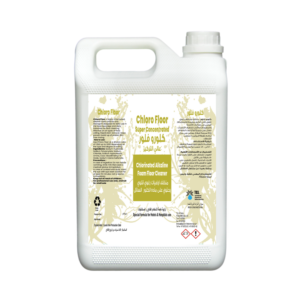 Chloro Floor Chlorinated Alkaline  Foam Floor Cleaner
