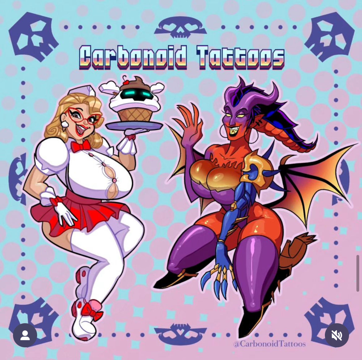 Overwatch Mei and Symmetra pinups