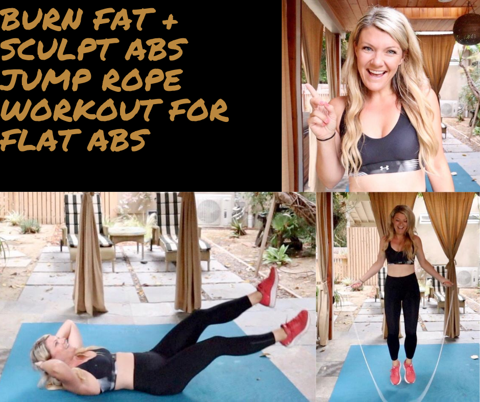 HIIT your ABS from every angle with this Jump rope AB workout