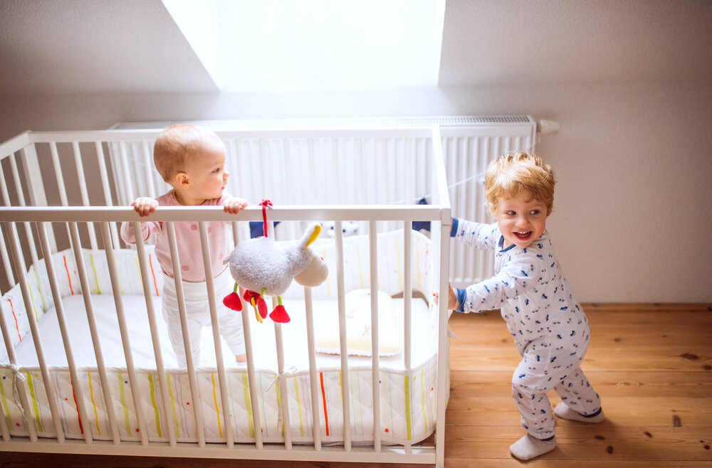 Toddler and A Baby Sharing A Room