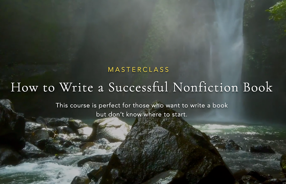 How to Write a Successful Nonfiction Book Course