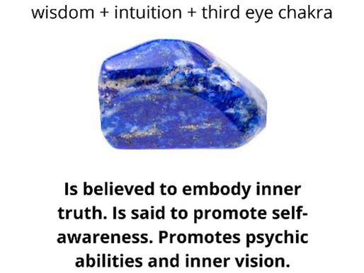 Lapis Lazuli Healing Properties