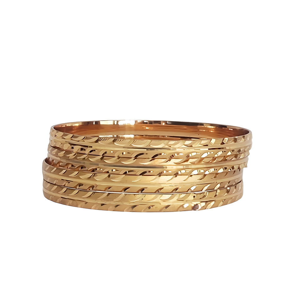 Thumbnail: Gold Plated Kada Bangles 2.4