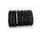 Thumbnail: Spiral Hair Ties (Black, 9pcs)Coil Hair Ties