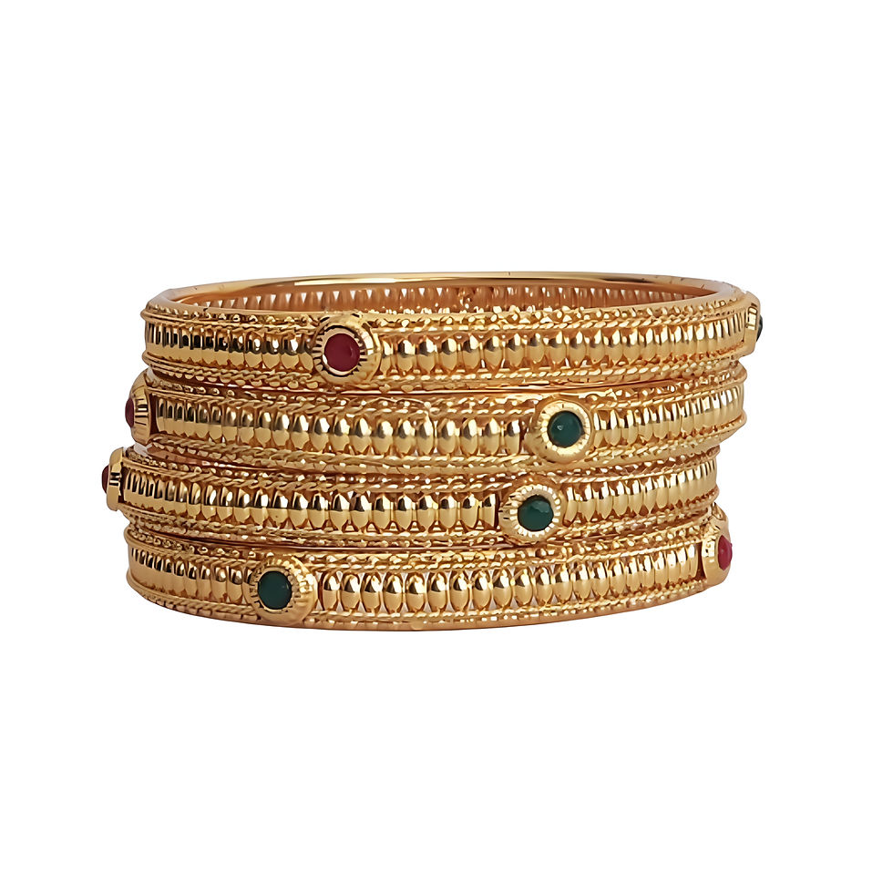 Thumbnail: Gold Plated Kada Bangles