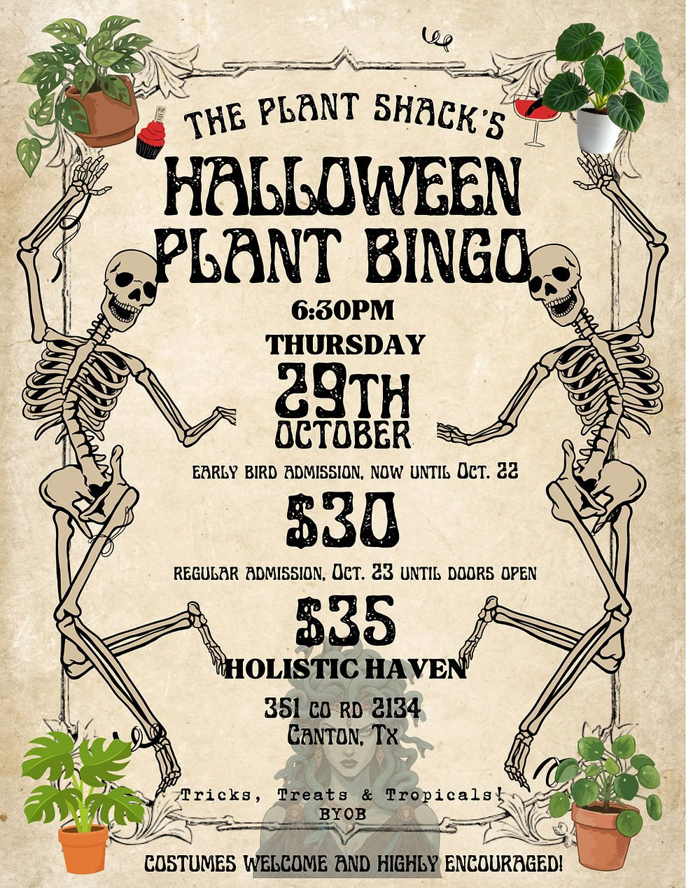 Tricks, Treats & Tropicals: Halloween Plant Bingo!