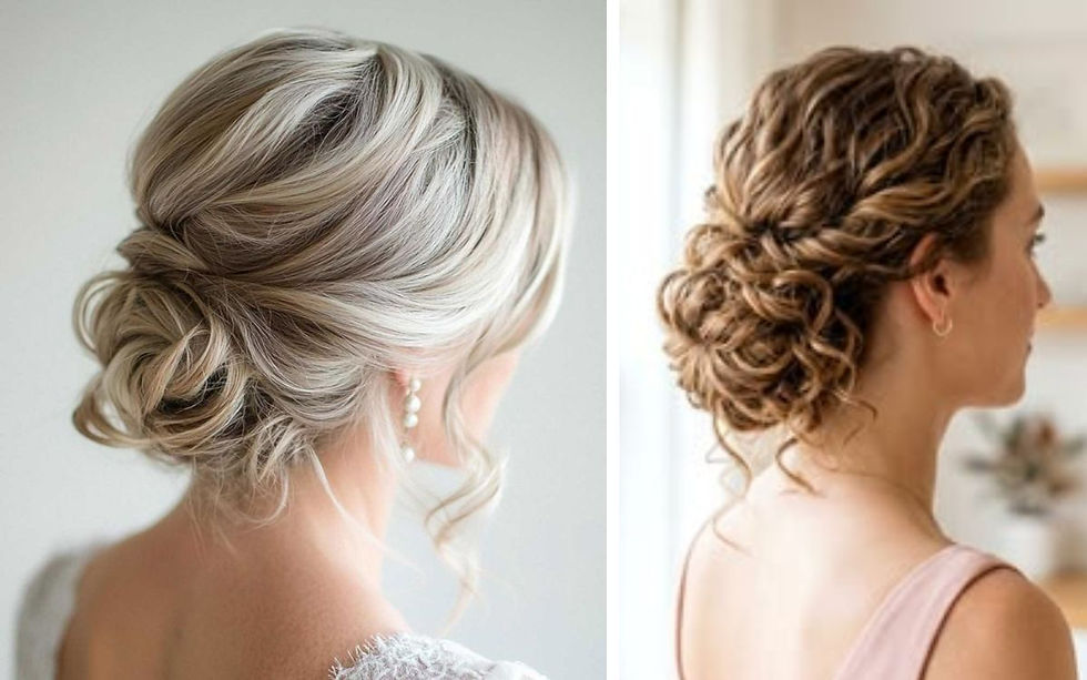 acconciature-sposa-raccolto-chignon-ondulato_ Tress Nails - Lovelyish