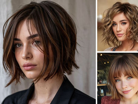 Idee e ispirazioni per capelli medi scalati pieni di personalità