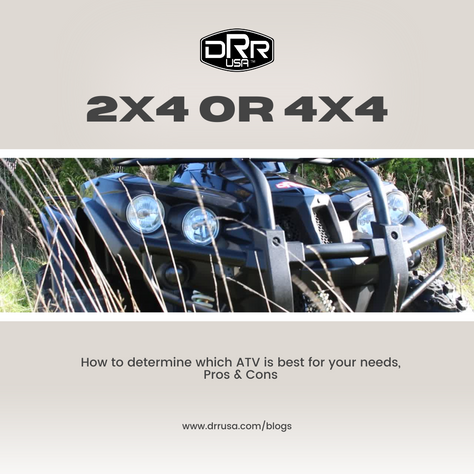 2x4 or 4x4 ATV: Which is the Better Option?