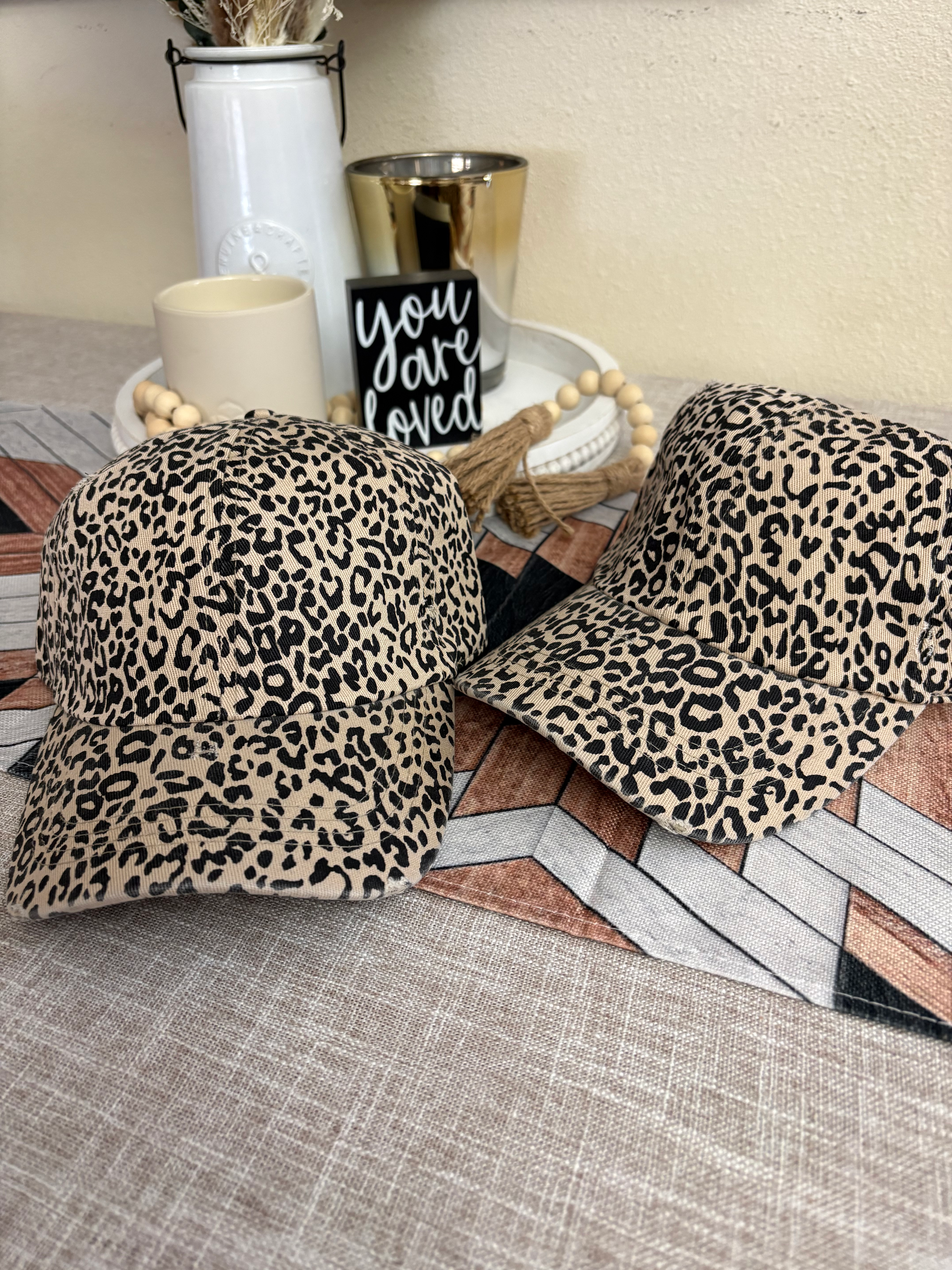 COCP- leopard dad cap