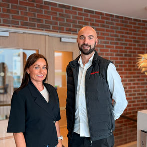 Ann-Kristin Flø, Customer Experience Manager, sammen med Kjell Fure, CEO i Zewo.