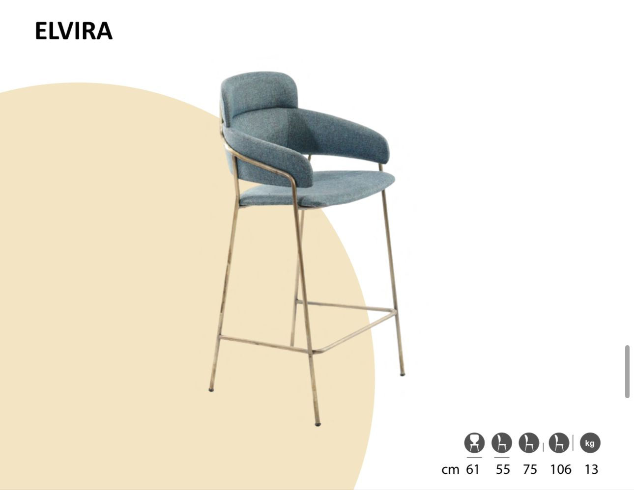 სკამი - ELVİRA