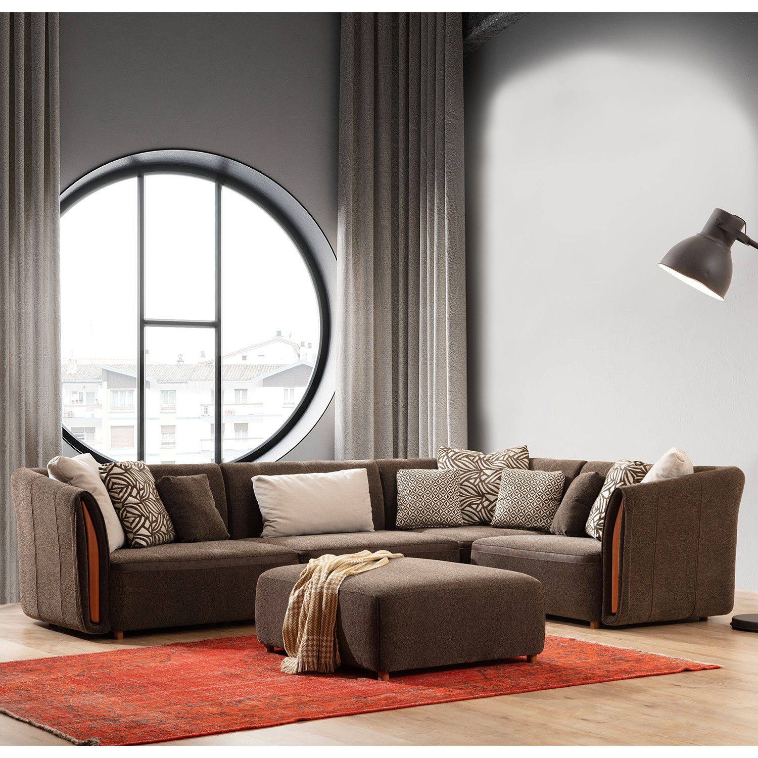 კუთხის დივანი - LEGNO