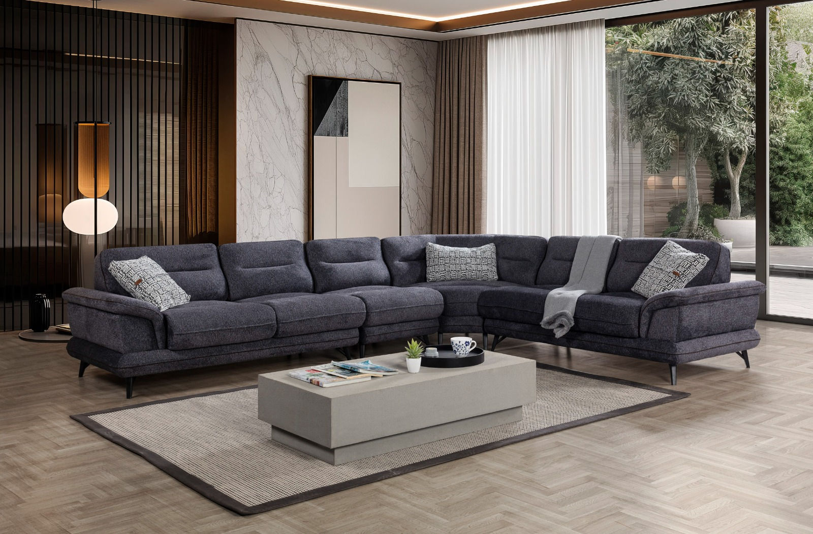 კუთხის დივანი - BENTLEY