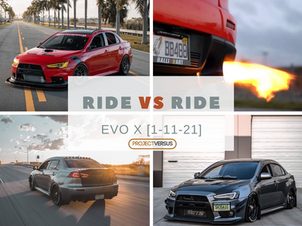 Ride vs Ride | Mitsubishi Evo X